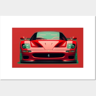 Ferrari F50 Posters and Art